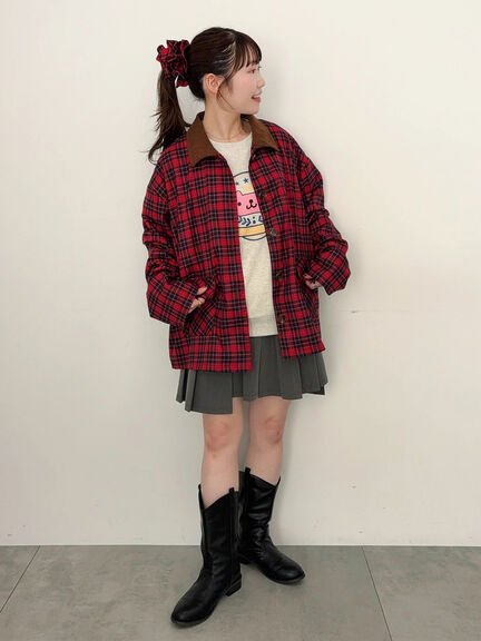 BETTY’S BLUE シャツジャケット（レッド/ネイビー）｜BETTY'S BLUE（ベティーズブルー）通販