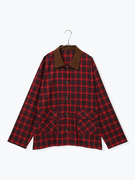 BETTY’S BLUE シャツジャケット（レッド/ネイビー）｜BETTY'S BLUE（ベティーズブルー）通販