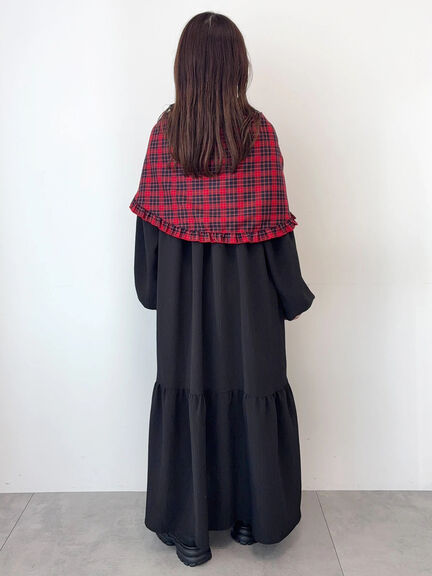 BETTY’S BLUE チェックストール（レッド/ネイビー）｜BETTY'S BLUE（ベティーズブルー）通販