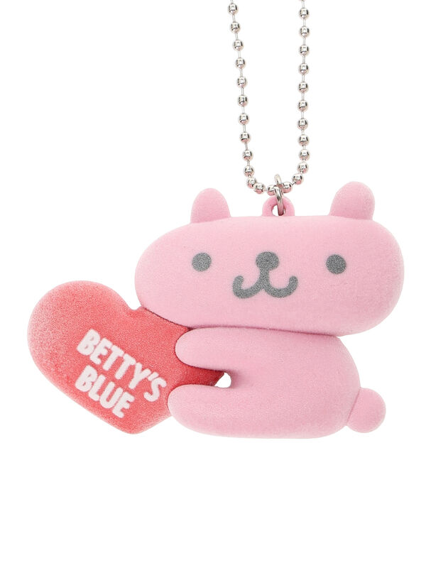 エレスチャル様高品質 ピンクオパールくまちゃん♡No.1604 エイミーちゃん フロッキーチャーム（ピンク/雑貨/その他雑貨