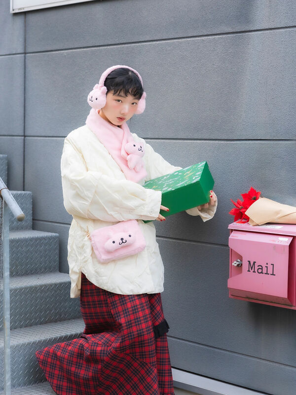 セール】 エイミーちゃん ふわふわショルダーバッグ（ピンク/バッグ