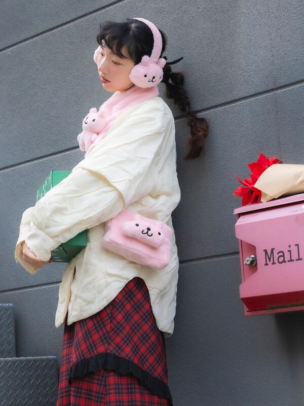 セール】 エイミーちゃん ふわふわショルダーバッグ（ピンク/バッグ