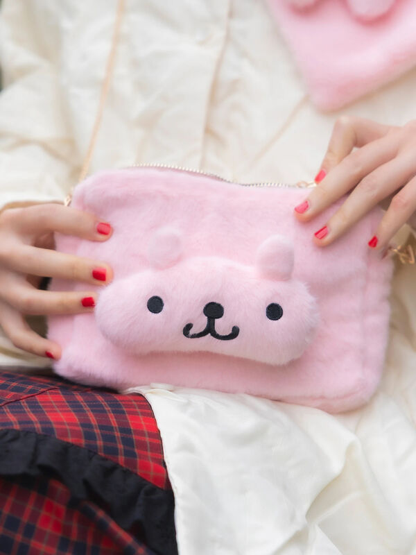 セール】 エイミーちゃん ふわふわショルダーバッグ（ピンク/バッグ