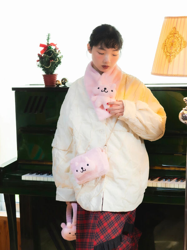 セール】 エイミーちゃん ふわふわショルダーバッグ（ピンク/バッグ