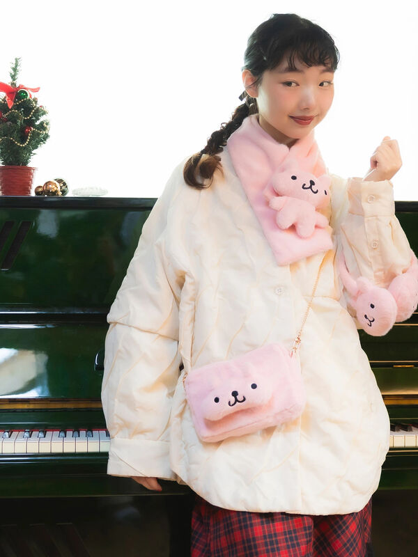 セール】 エイミーちゃん ふわふわショルダーバッグ（ピンク/バッグ