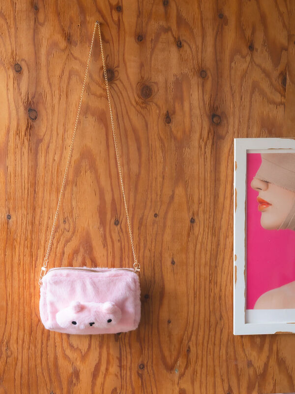 セール】 エイミーちゃん ふわふわショルダーバッグ（ピンク/バッグ