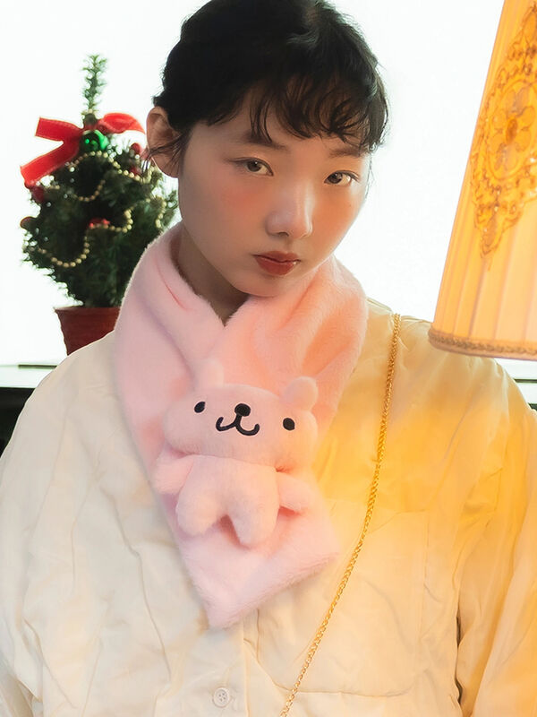 激レア　希少　べティーズブルー　マフラー　エイミーちゃん　美品 セール】 エイミーちゃん ふわふわティペット（ピンク/アクセサリー