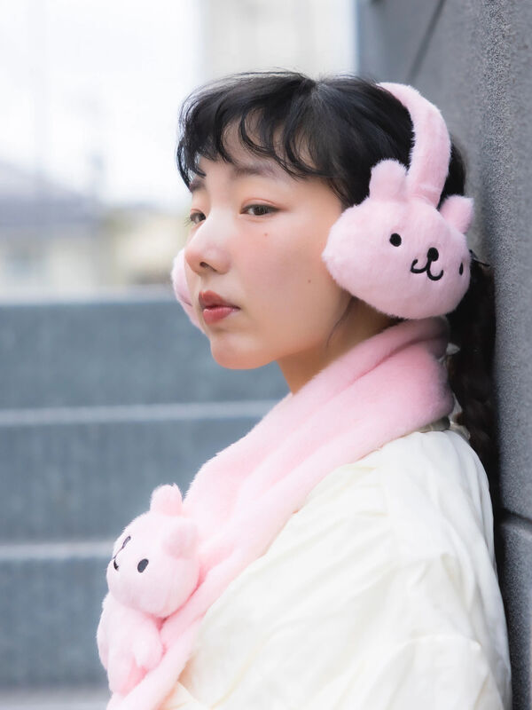 激レア　希少　べティーズブルー　マフラー　エイミーちゃん　美品 セール】 エイミーちゃん ふわふわティペット（ピンク/アクセサリー