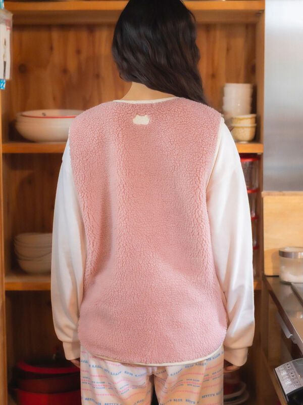 セール】 もこもこフリースベスト（ピンク/アウター/ベスト）| BETTY&