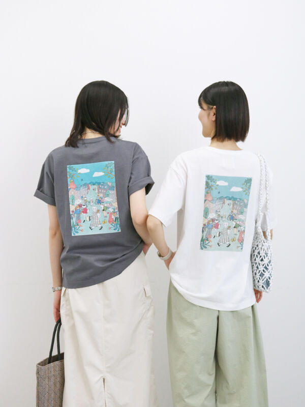 60周年アニバーサリー】バックプリントT オールキャラクターズ（オフ