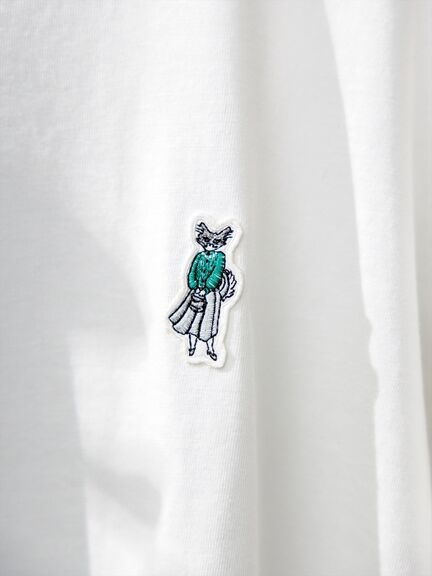 【60周年アニバーサリー】キャラクターTシャツ Techichi（オフホワイト）｜CAN 60th Anniversary items（キャン60thアニバーサリーアイテム）通販