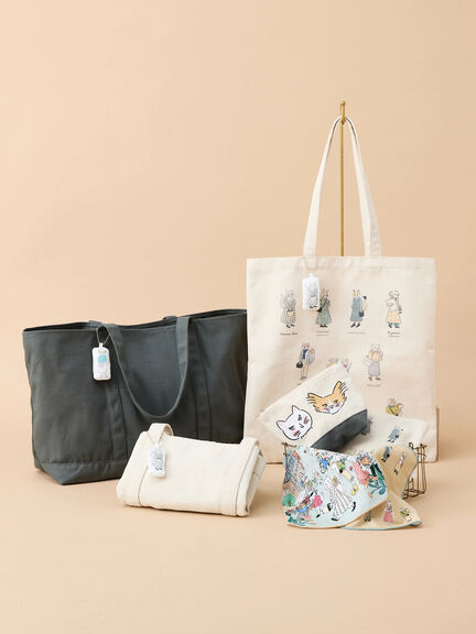 60周年記念トートL（チャコールグレー/キナリ）｜CAN 60th Anniversary items（キャン60thアニバーサリーアイテム）通販