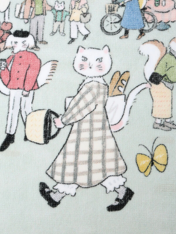 セール】 60周年記念ハンドタオル（ベージュ/ミント/雑貨/タオル