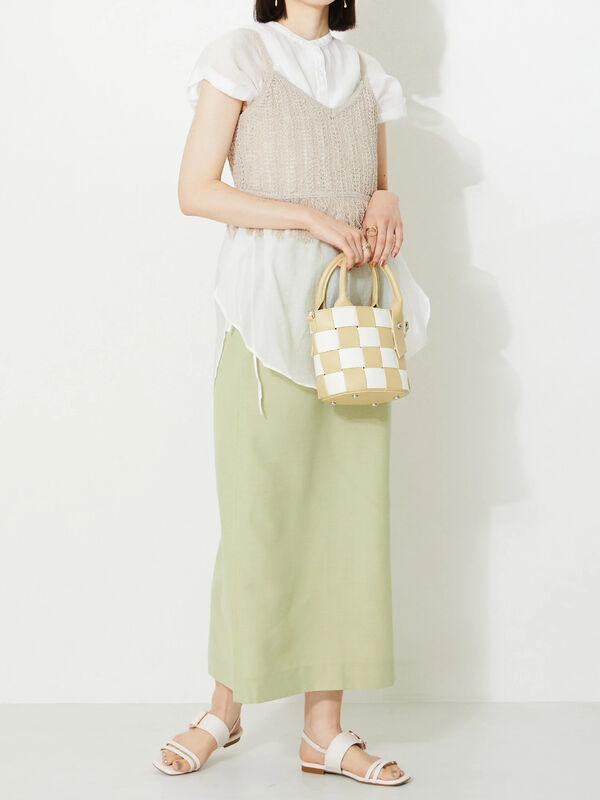 Yellow Signature Leather Miniature Floral Handbag: Women's