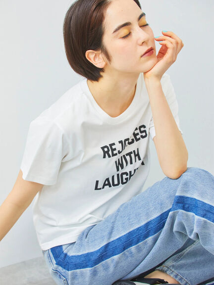 ロゴプリントTシャツ（オフホワイト/グレー/ブラック）｜SM2（エスエムツー）通販
