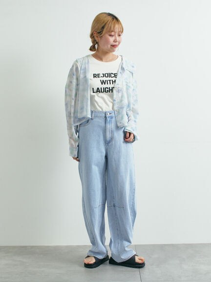 ロゴプリントTシャツ（オフホワイト/グレー/ブラック）｜SM2（エスエムツー）通販