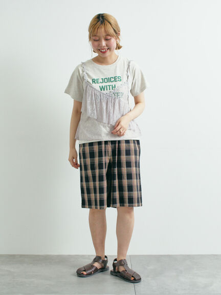 ロゴプリントTシャツ（オフホワイト/グレー/ブラック）｜SM2（エスエムツー）通販
