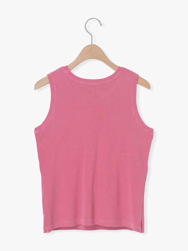 セール】 ピグメント加工カップ付ノースリーブ（オフホワイト