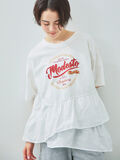 ピグメント加工ドッキングロゴプリントTシャツ（オフホワイト）｜SM2（エスエムツー）通販
