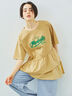 ピグメント加工ドッキングロゴプリントTシャツ（オフホワイト/チャコールグレー/イエロー/ブルー）｜SM2（エスエムツー）通販