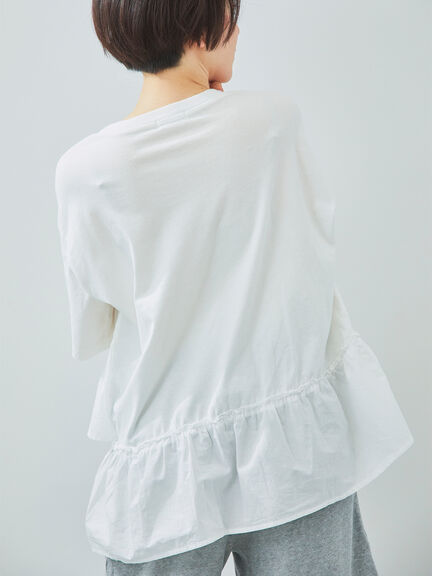 ピグメント加工ドッキングロゴプリントTシャツ（オフホワイト/チャコールグレー/イエロー/ブルー）｜SM2（エスエムツー）通販