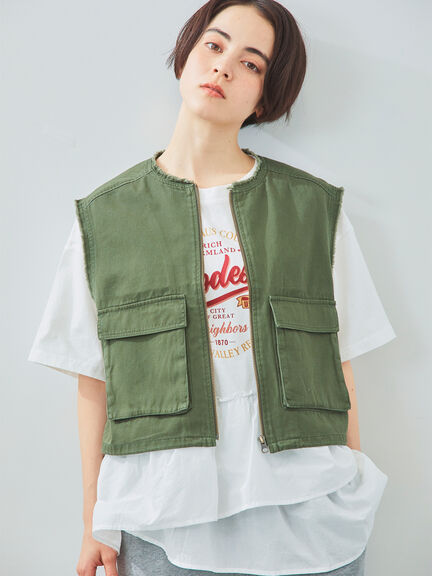 ピグメント加工ドッキングロゴプリントTシャツ（オフホワイト/チャコールグレー/イエロー/ブルー）｜SM2（エスエムツー）通販