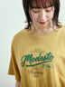 ピグメント加工ドッキングロゴプリントTシャツ（オフホワイト/チャコールグレー/イエロー/ブルー）｜SM2（エスエムツー）通販