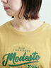 ピグメント加工ドッキングロゴプリントTシャツ（オフホワイト/チャコールグレー/イエロー/ブルー）｜SM2（エスエムツー）通販