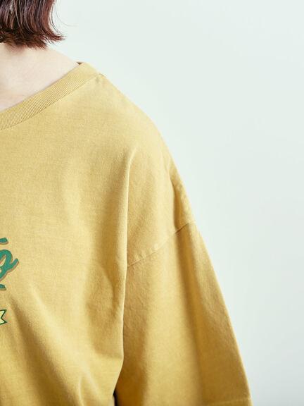 ピグメント加工ドッキングロゴプリントTシャツ（オフホワイト/チャコールグレー/イエロー/ブルー）｜SM2（エスエムツー）通販