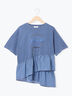 ピグメント加工ドッキングロゴプリントTシャツ（オフホワイト/チャコールグレー/イエロー/ブルー）｜SM2（エスエムツー）通販