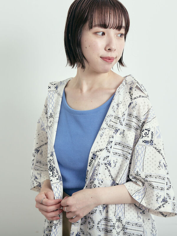 セール】 ピグメント加工カップ付タンクトップ（レッド/ブラウン