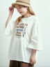 ピグメント加工ギャザーティアードスリーブTシャツ（オフホワイト/グレー/チャコールグレー/グリーン）｜SM2（エスエムツー）通販
