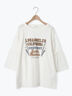 ピグメント加工ギャザーティアードスリーブTシャツ（オフホワイト/グレー/チャコールグレー/グリーン）｜SM2（エスエムツー）通販