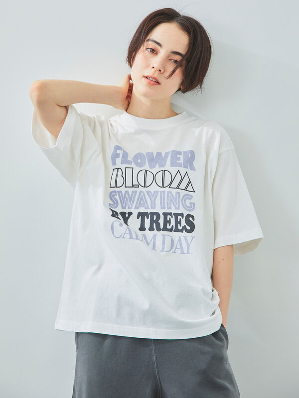 ロゴアソートプリントTシャツ（オフホワイト/グレー/チャコールグレー/イエロー）｜SM2（エスエムツー）通販