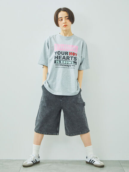 ロゴアソートプリントTシャツ（オフホワイト/グレー/チャコールグレー/イエロー）｜SM2（エスエムツー）通販