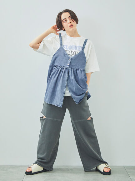 ロゴアソートプリントTシャツ（オフホワイト/グレー/チャコールグレー/イエロー）｜SM2（エスエムツー）通販