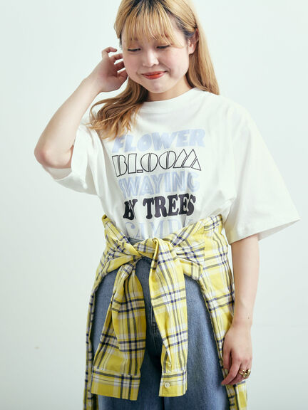 ロゴアソートプリントTシャツ（オフホワイト/グレー/チャコールグレー/イエロー）｜SM2（エスエムツー）通販