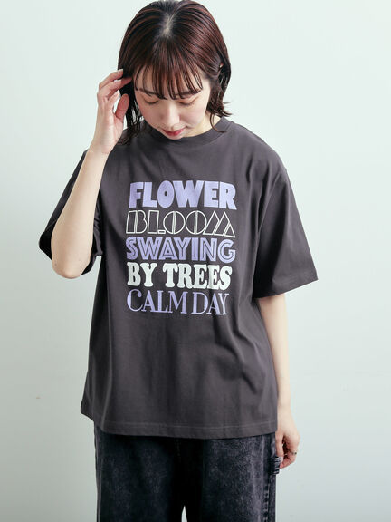 ロゴアソートプリントTシャツ（オフホワイト/グレー/チャコールグレー/イエロー）｜SM2（エスエムツー）通販