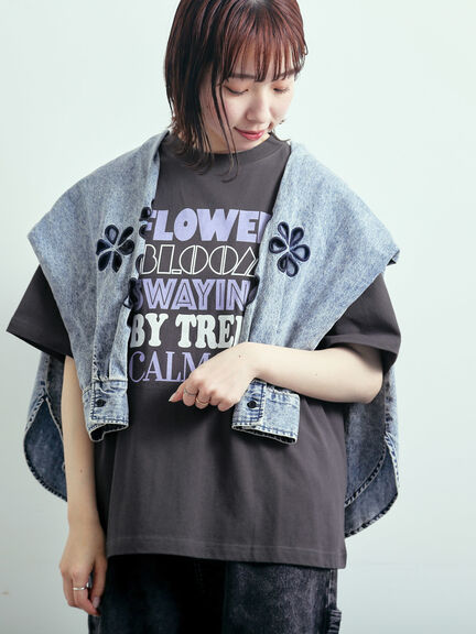 ロゴアソートプリントTシャツ（オフホワイト/グレー/チャコールグレー/イエロー）｜SM2（エスエムツー）通販