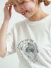 ギャラクシープリントTシャツ（オフホワイト/ブラック/ブルー）｜SM2（エスエムツー）通販