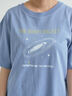 ギャラクシープリントTシャツ（オフホワイト/ブラック/ブルー）｜SM2（エスエムツー）通販