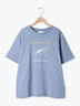ギャラクシープリントTシャツ（オフホワイト/ブラック/ブルー）｜SM2（エスエムツー）通販
