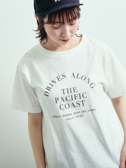スラブロゴプリントアソートTシャツ（オフホワイト/グレー/ブラック/オレンジ）｜SM2（エスエムツー）通販