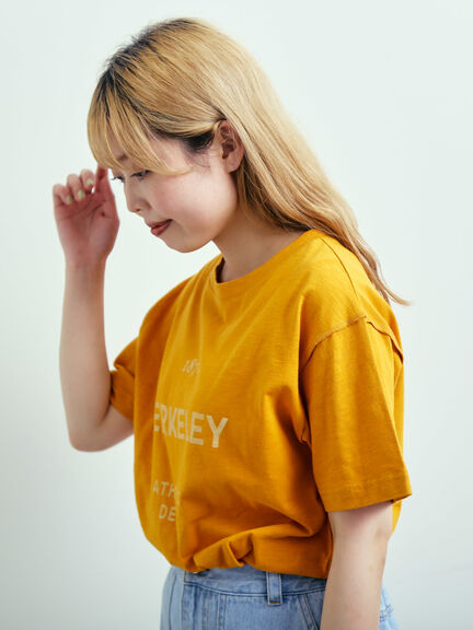 スラブロゴプリントアソートTシャツ（オフホワイト/グレー/ブラック/オレンジ）｜SM2（エスエムツー）通販