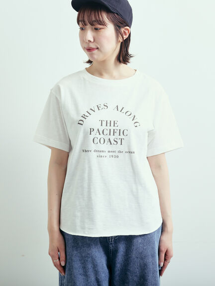 スラブロゴプリントアソートTシャツ（オフホワイト/グレー/ブラック/オレンジ）｜SM2（エスエムツー）通販