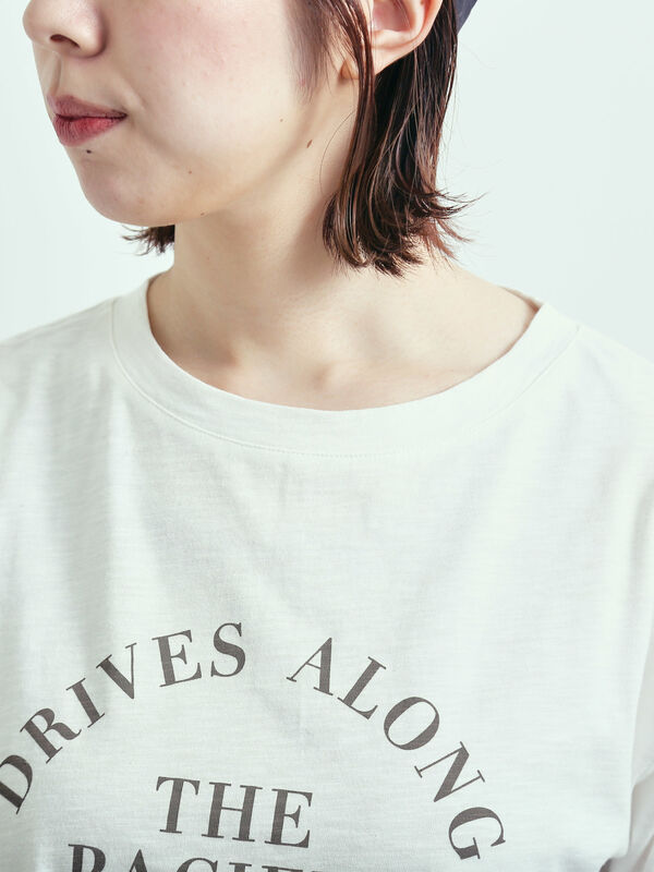 セール】 スラブロゴプリントアソートTシャツ（オフホワイト/グレー