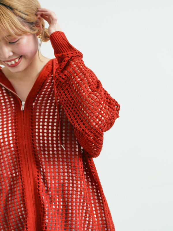 ⭐️MOSCHINO メッシュパーカー Lサイズ カラフルピンク✨最終価格最安値✨ ⭐️Moschino メッシュパーカー Lサイズ カラフルピンク⭐️最終