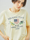 チェーン刺繍Tシャツ（クリーム）｜SM2（エスエムツー）通販
