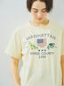 チェーン刺繍Tシャツ（グレー/チャコールグレー/ブラウン/クリーム）｜SM2（エスエムツー）通販