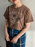 チェーン刺繍Tシャツ（グレー/チャコールグレー/ブラウン/クリーム）｜SM2（エスエムツー）通販